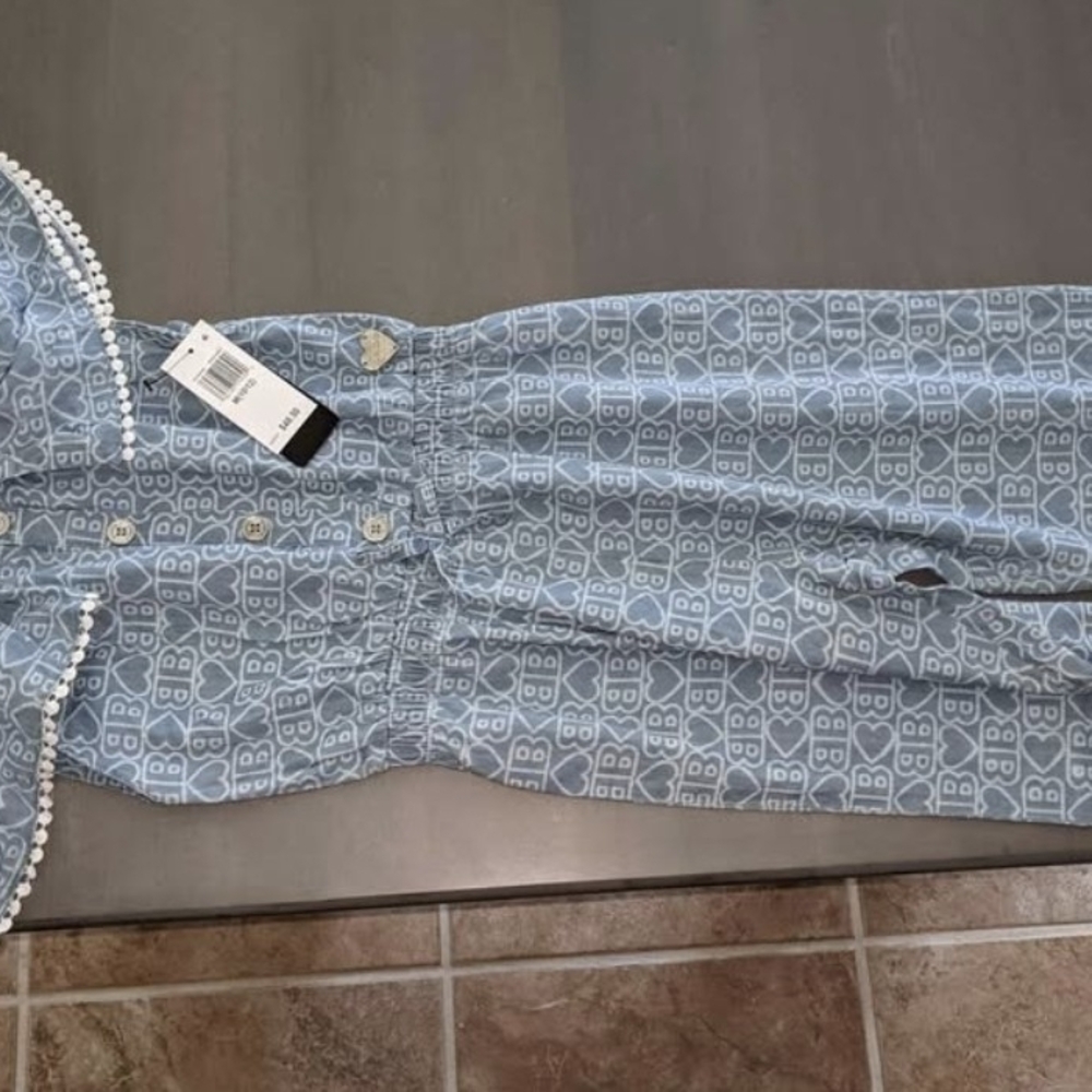 Blue Owl Patterned Jumpsuit